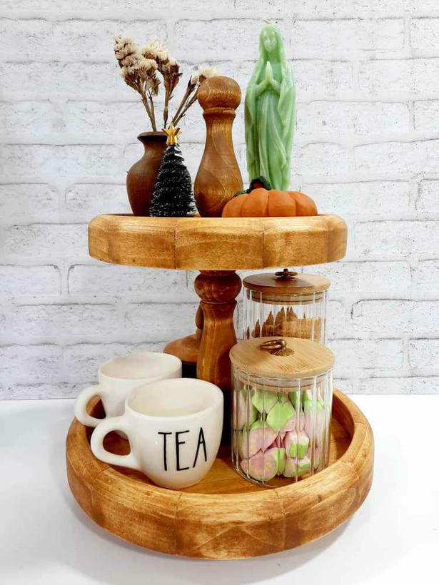 استند دوطبقه گرد