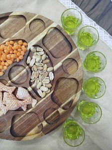 سینی سرو چرخشی به همراه 6 شات