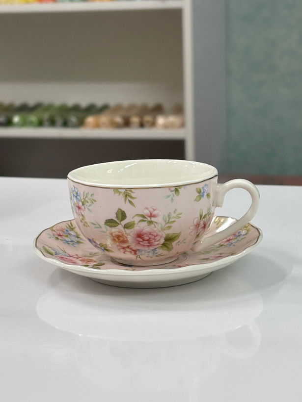 قهوه خوری گلدار پرسلین